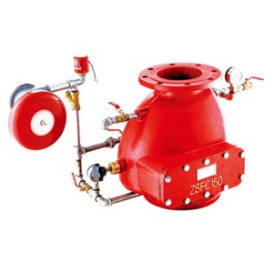 Dry alarm valve