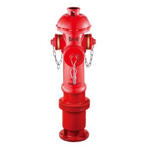 Encrypted above ground fire hydrant
