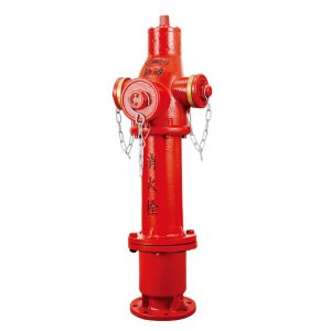Pressure-regulated above-ground fire hydrant