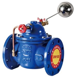 Remote control float valve